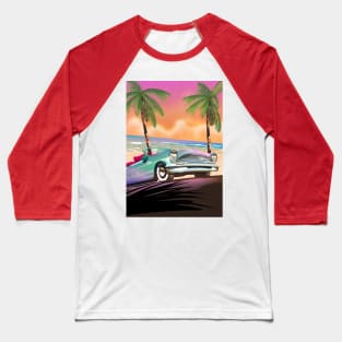 Retro Car Baseball T-Shirt